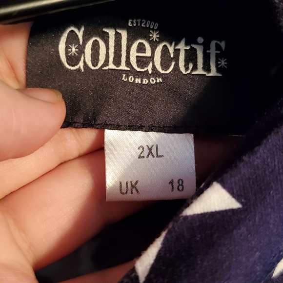 Collectif Alexa Stars Swing Skirt in 2X - Picture 9 of 12
